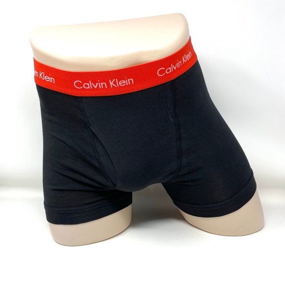 💖MEGA SALE💖Calvin Klein 3 Pack  Underwear Men  NB2615913 Trunk Cotton  Black - Picture 2 of 8
